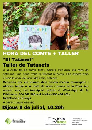 Hora del conte + Taller: "El Tatanet" Taller de Tatanets
