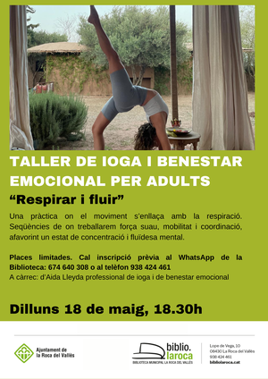 Taller de ioga i benestar emocional per a adults