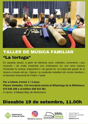 Taller de m&uacute;sica familiar: 