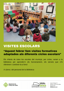 Visites escolars: 