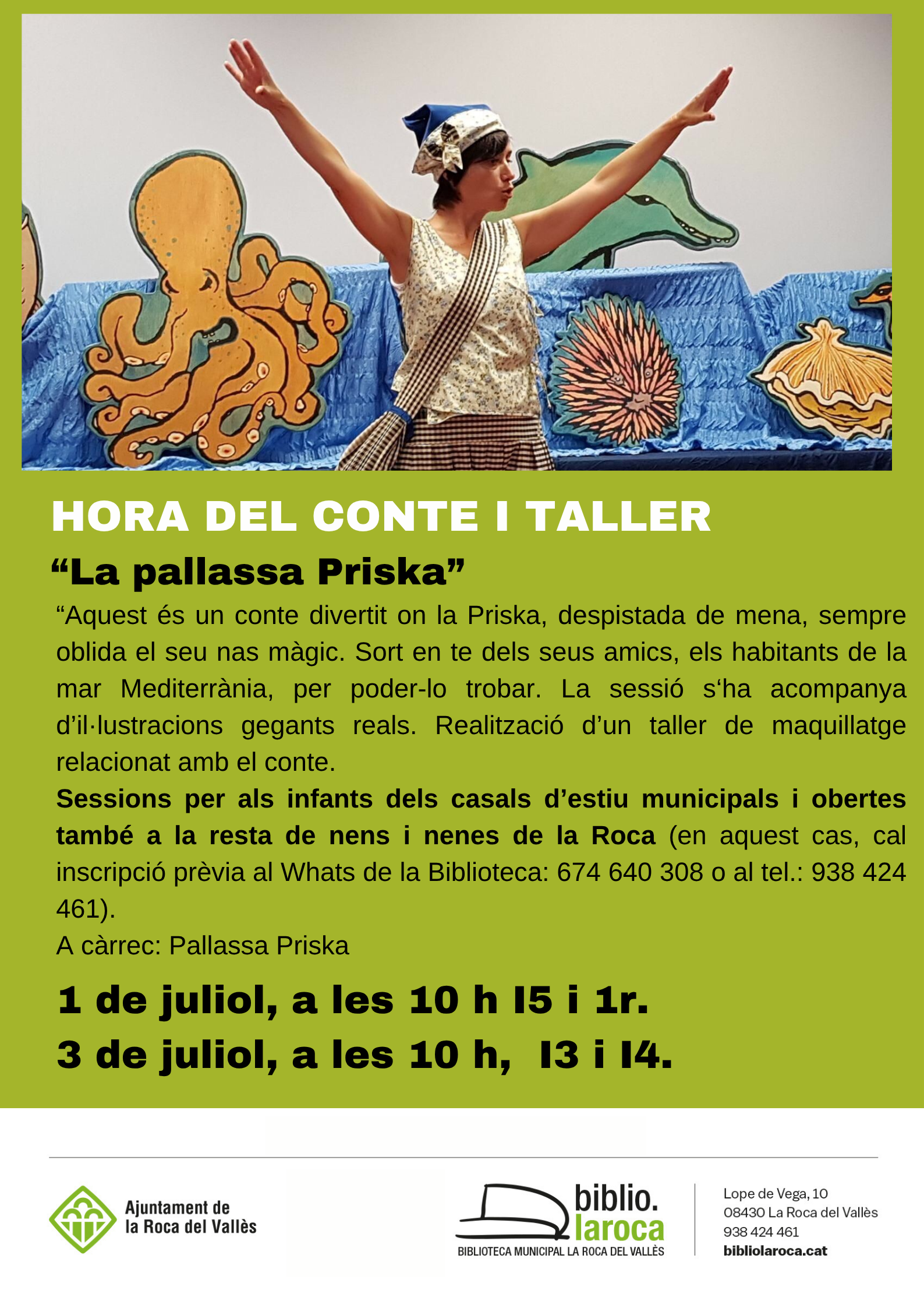 Hora del conte i taller: 