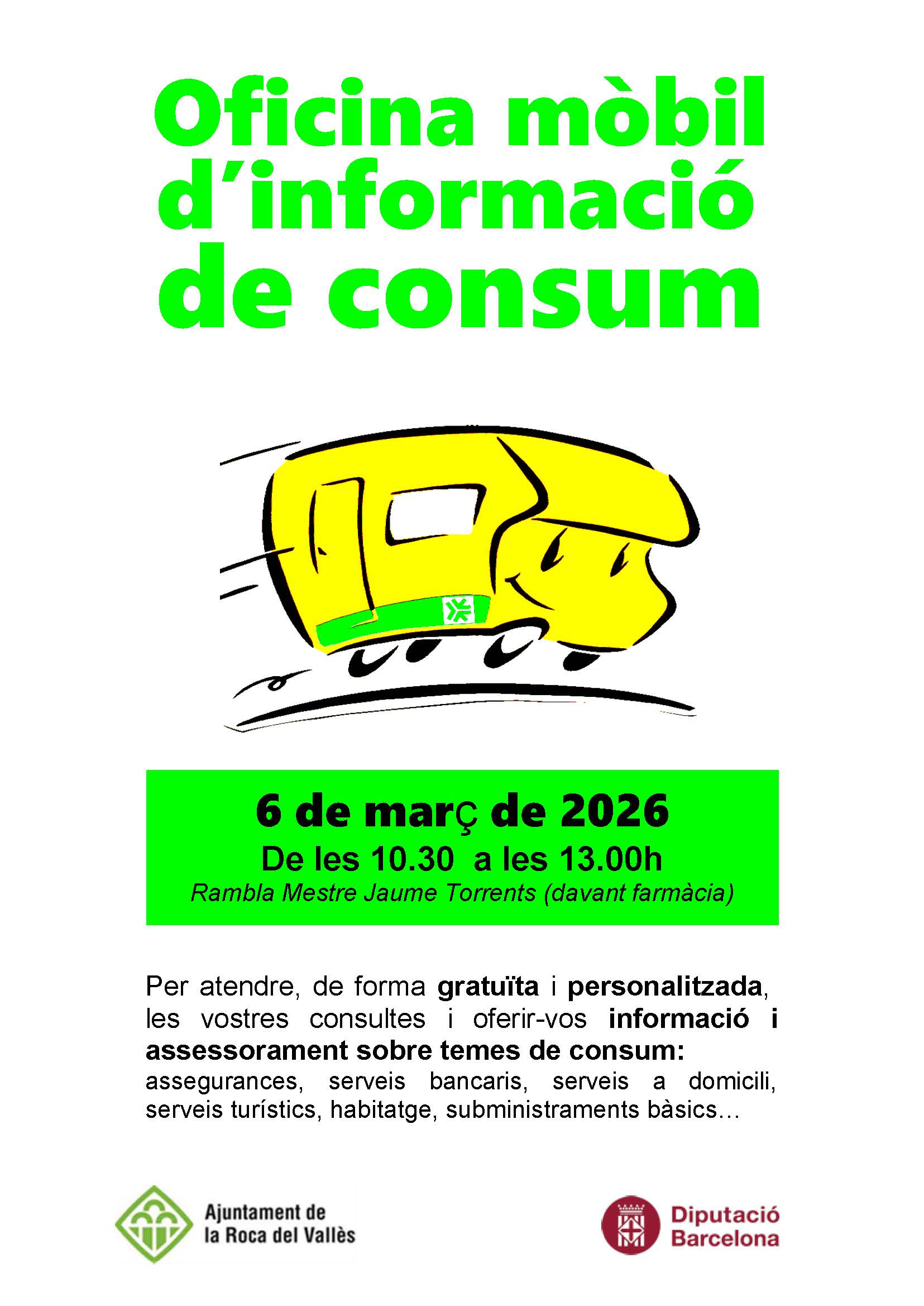 Oficina m&ograve;bil d'informaci&oacute; de consum