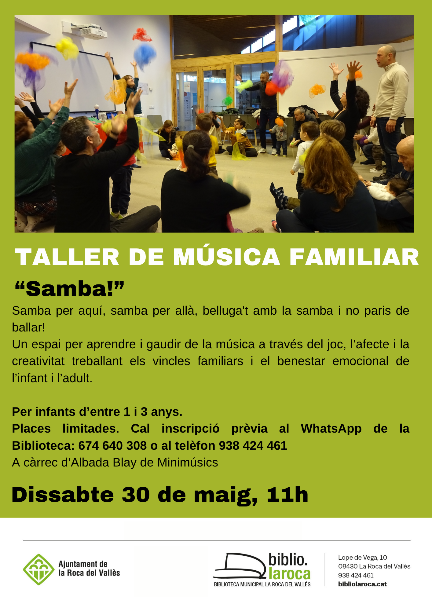 Taller de m&uacute;sica familiar 
