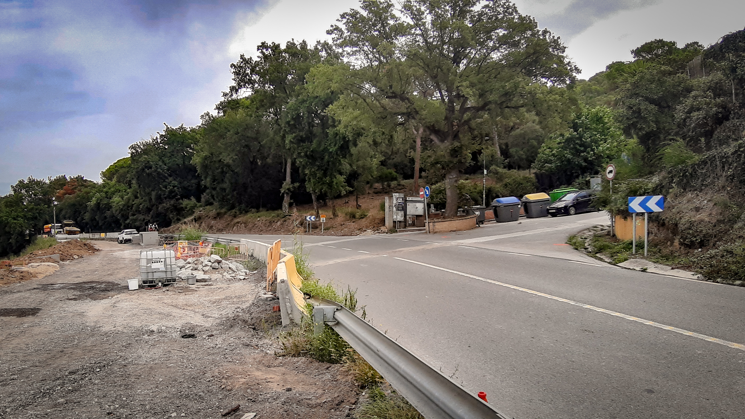 Les obres de millora de la carretera de Vilanova faran tallar puntualment l'accés a la Pineda	
