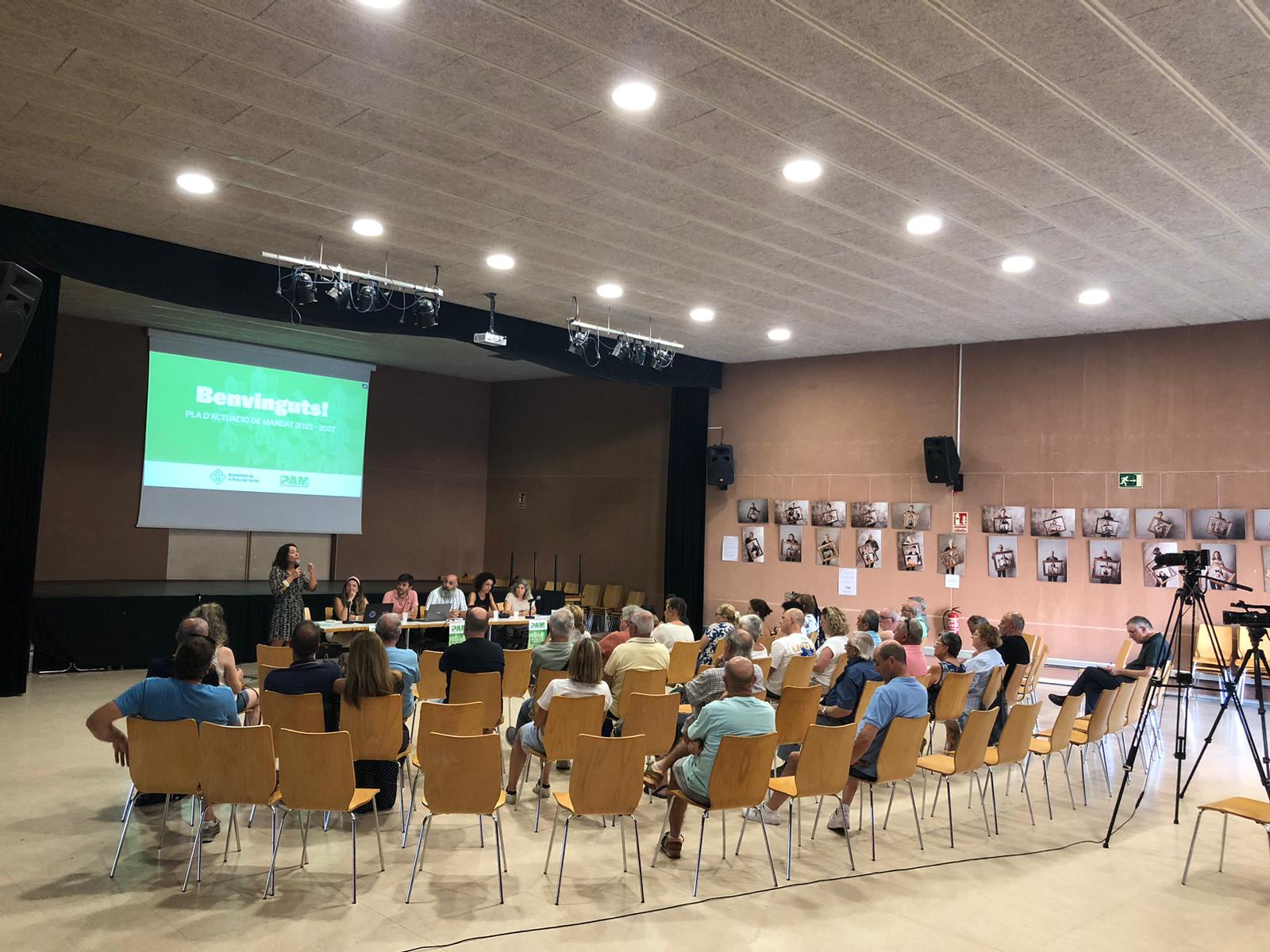 L'equip de govern de la Roca del Vallès presenta el Pla d'Actuació Municipal 2023-2027