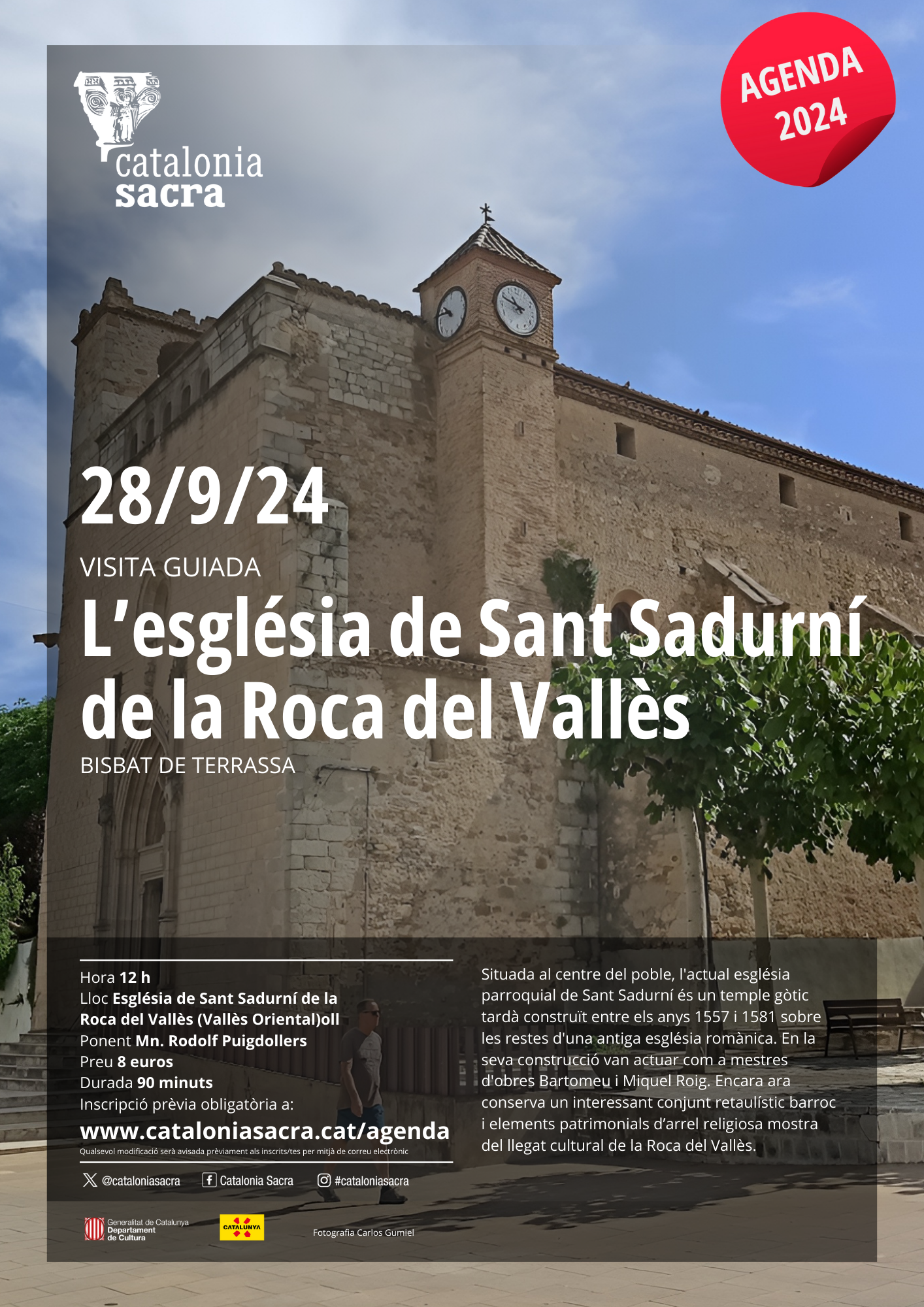 Visita guiada a l'església de Sant Sadurní