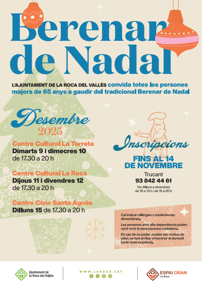 Berenar de Nadal al Centre Cultural La Torreta