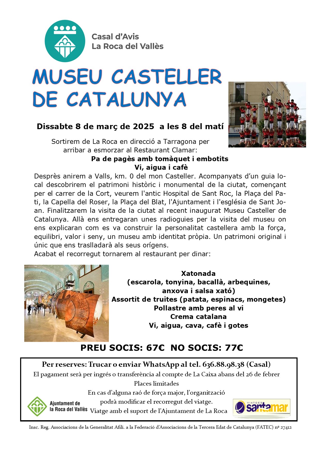 Visita al Museu Casteller de Catalunya