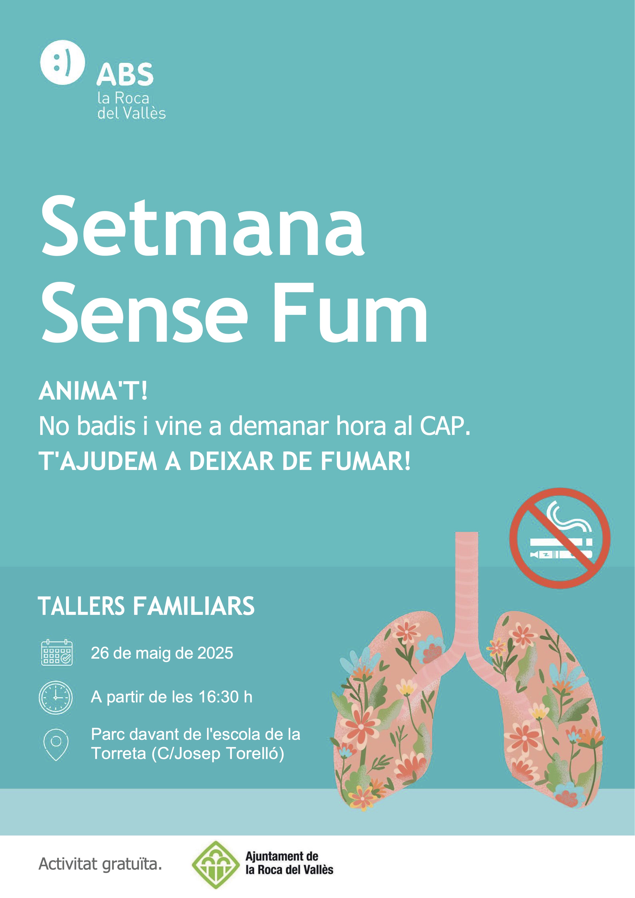 T'ajudem a deixar de fumar