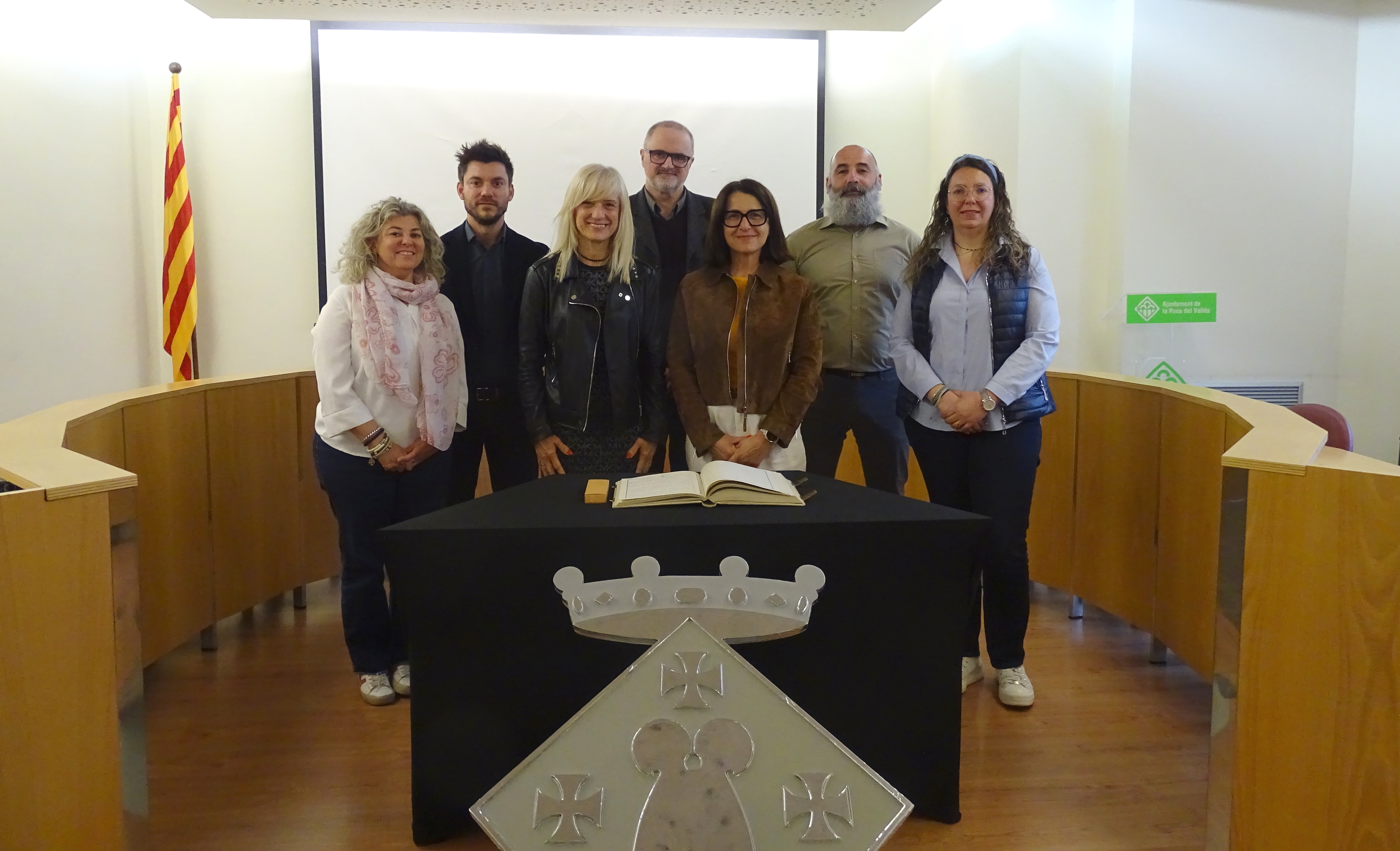 La delegada del Govern a Barcelona, Pilar Díaz, visita l'Ajuntament per col·laborar en el desenvolupament urbanístic i social de la Roca del Vallès