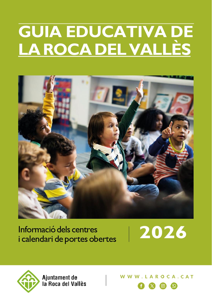 Comencen les portes obertes dels centres educatius de La Roca del Vallès