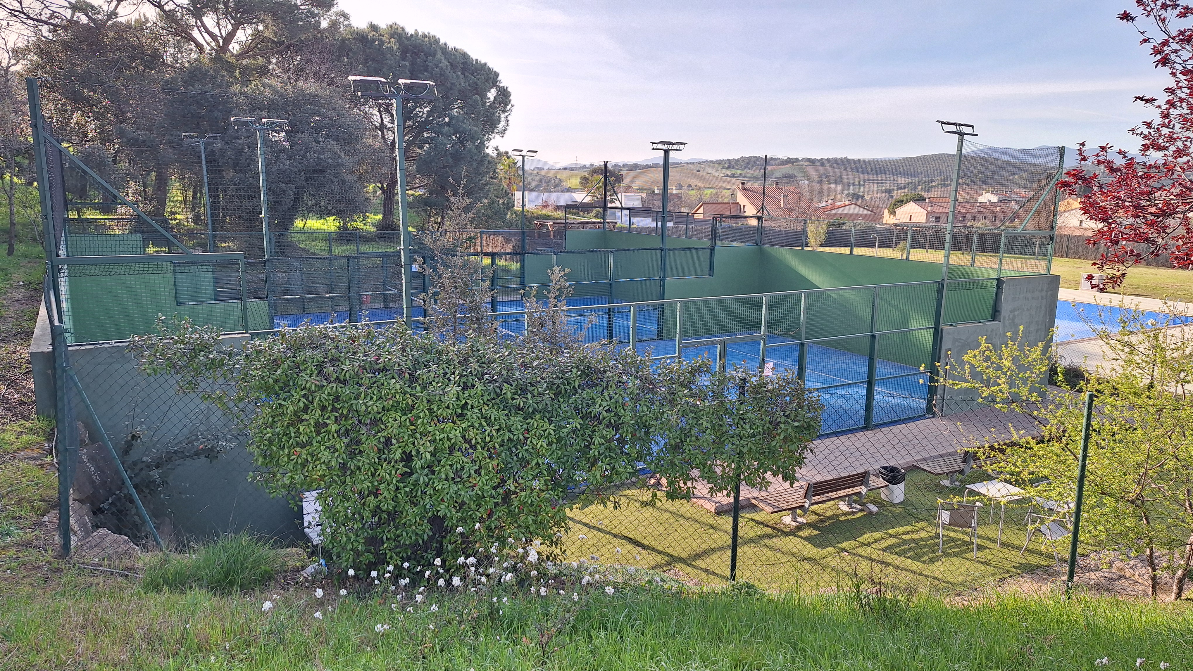 Les noves pistes de pàdel de Santa Agnès ja estan obertes