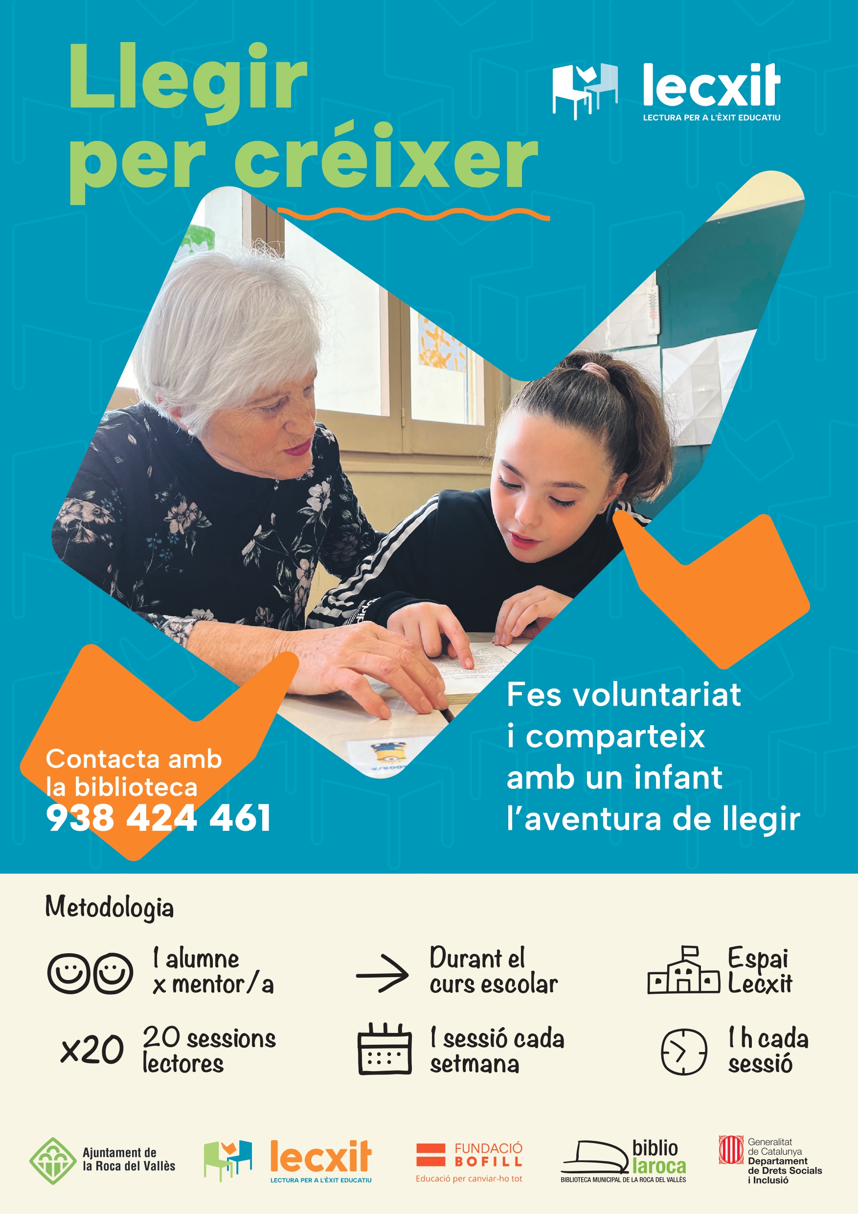 La Biblioteca de la Roca busca voluntariat per acompanyar infants en la lectura