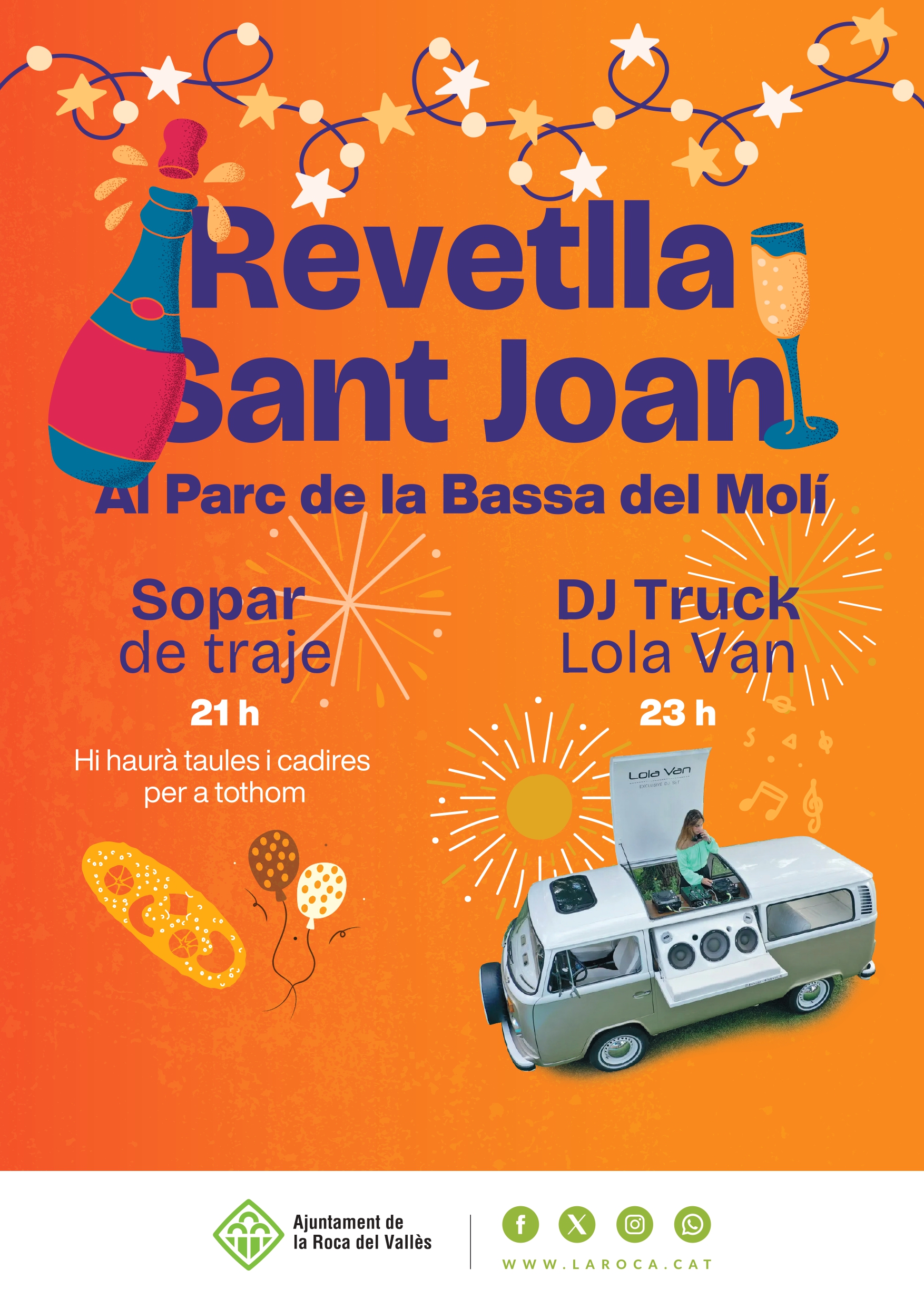Revetlla de Sant Joan al Parc de la Bassa del Mol&iacute;